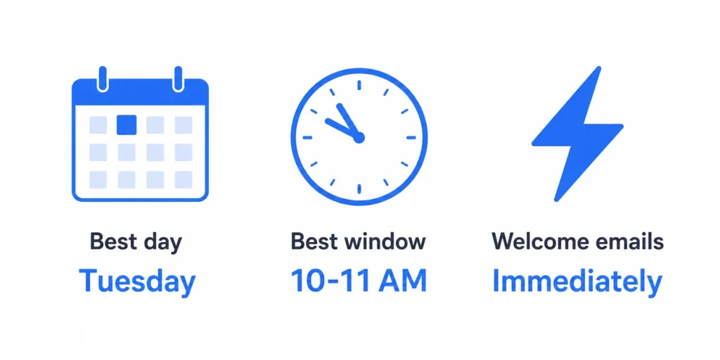 best time to send email marketing